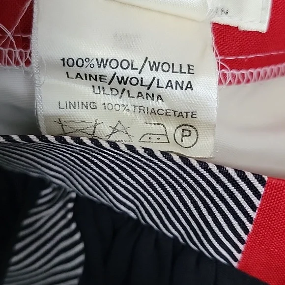 Jaeger Color Block Wool Skirts/ Size 6. - Picture 10 of 10